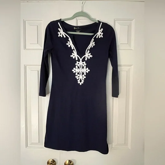 Lilly Pulitzer Indigo Cotton Dress - Picture 2 of 5